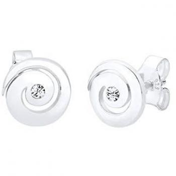 Elli Kristall Pendientes de Plata