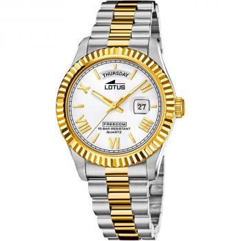 Reloj para hombre con esfera plateada Lotus 18855/1