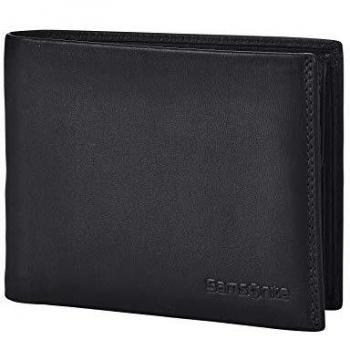 Samsonite Attack 2 Slg, Billetera de Viaje para Hombre, Negro, 12.2 X 1.5 X 9.7 Cm