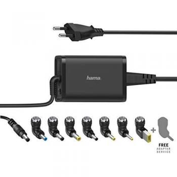 Hama alimentatore per notebook 19v/65w 7 adattatori