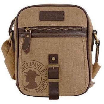 Bolso Bandolera Explorer de Coronel Tapiocca – Solapa Marrón para Hombre