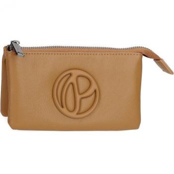 Pepe Jeans Mara Neceser tres compartimentos mostaza