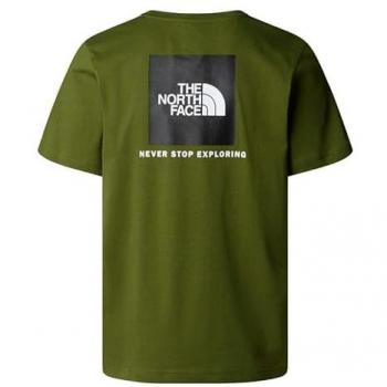 Camiseta corta The North Face Verde Bosque Hombre