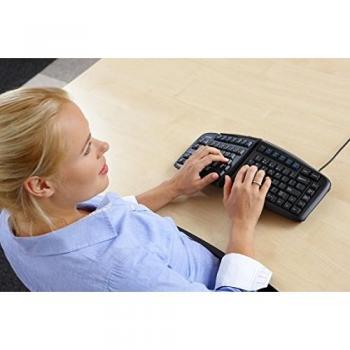 BakkerElkhuizen Goldtouch V2 Tastiera Regolabile QWERTY Nero