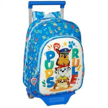 Mochila Escolar Paw Patrol Pups Rule con Carro 705 y Ruedas – Diseño Exclusivo