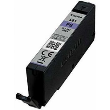 Canon CLI-581pb 2107C001 Original CLI581 Blue Photo Ink Cartridge 1660 pages 5.6ml 4549292087123