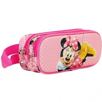 Estuche Portatodo 3D Minnie Mouse Rosa