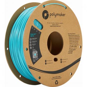 Polymaker PolyLite PETG Turchese, 1,75 mm (1.000 grammi)