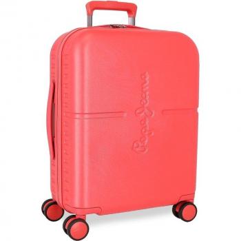 Pepe Jeans Maleta Cabina Highlight Rígida Coral 55 cm – 37 L