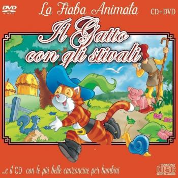 Le Più Belle Canzoncine & Fiabe Cd Audio + DVD del Gatto Con Gli Stivali Idea Regalo per bambini e Per Feste di compleanno