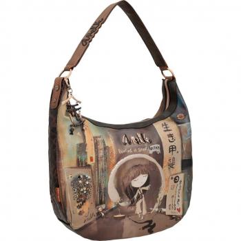 Bolso de hombro ovalado grande Anekke Shoen