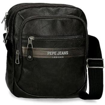 Pepe Jeans Bandolera porta tablet Horley dos compartimentos negro