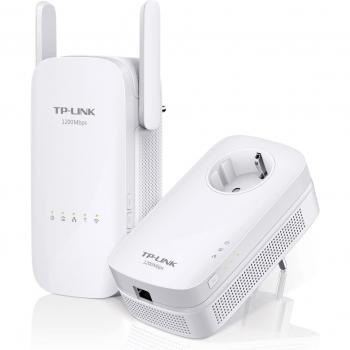 TP-Link TL-WPA8630 KIT AV1200 Powerline con Wi-Fi Dual Band AC1200 Wireless e 4 Porte Gigabit