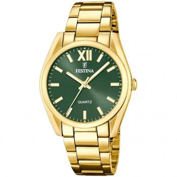 Reloj De Mujer Festina Alegría F20640/4 Con Esfera Verde