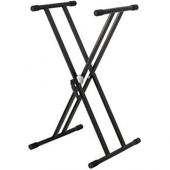 Regolabile doppio supporto per tastiera di soundsation con meccanismo di regolazione semplice