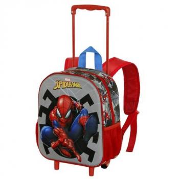 Mochila 3D con ruedas “Spiderman” – tamaño compacto 26 x 34 cm