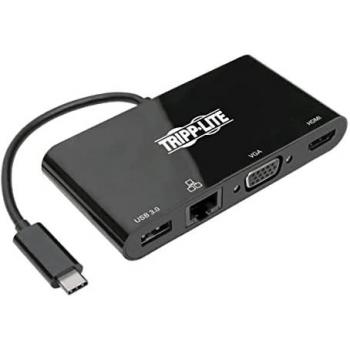 Adaptador USB-C Tripp Lite 4K HDMI y VGA