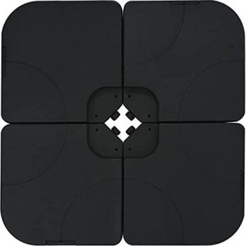 VidaXL Base portátil de sombrilla 60 litros