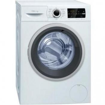 Lavadora (Independiente, Carga frontal, A+++-30%, B, Color blanco, LED)