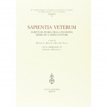 Sapientia veterum. Studi di storia della filosofia dedicati a Marta Fattori