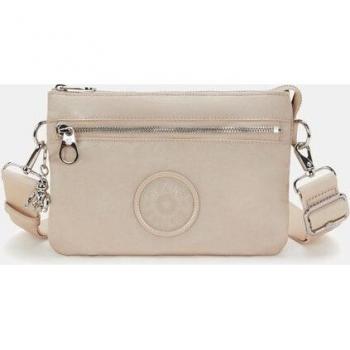Bandolera Riri Zip Beige 1L Kipling con Asa Extraíble