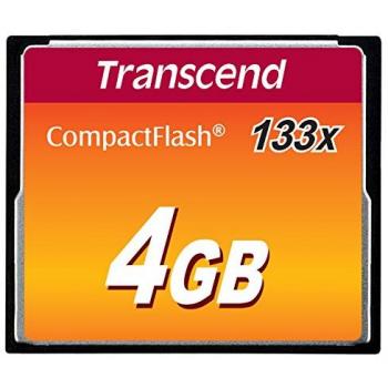 Scheda di memoria CompactFlash da 4GB Transcend CF133x