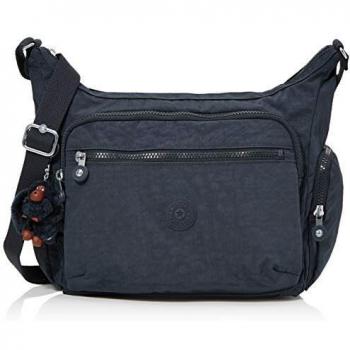 Kipling Gabbie, Bolso Bandolera para Mujer, Azul (True Navy), 35.5 x 30 x 18.5 cm