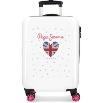 Maleta de Cabina Rígida Pepe Jeans Estela Noe beige, rosa
