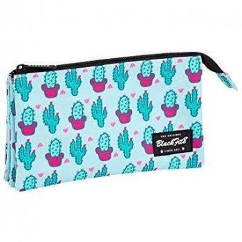 Estuche Escolar Triple Blackfit8 Cactus