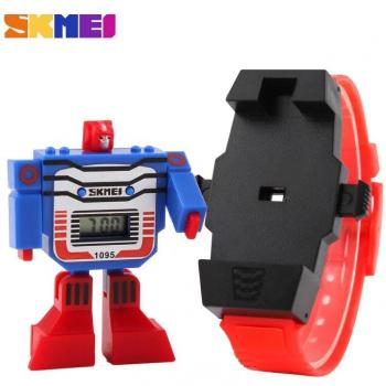 Reloj Digital SKMEI 1095 para Niños Robot Amarillo