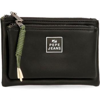 Pepe Jeans para mujer. Monedero Bea dos compartimentos negro