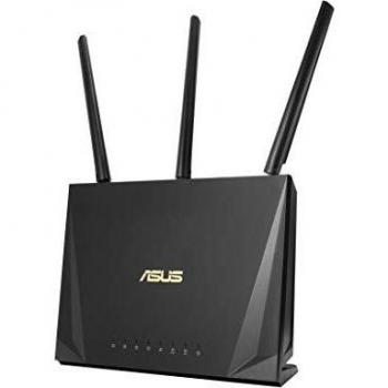 ASUS RT-AC85P AC2400 Router Gaming Dual Band, 802.11ac, Tecnologia MU-MIMO, 3 antenne esterne + 1 interna, AiRadar 2.0 TX Beamforming, AiCloud, Facile Installazione, USB 3.1, Nero