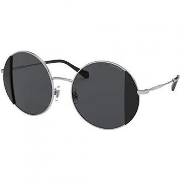 Miu Miu 0MU 57VS Gafas de Sol para Mujer Negro/Gris 49