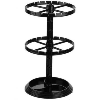 Organizador giratorio de joyas transparente