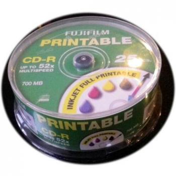 Campana 25 PZ CD-R 700 Mb Fujifilm P10DCRCA14A