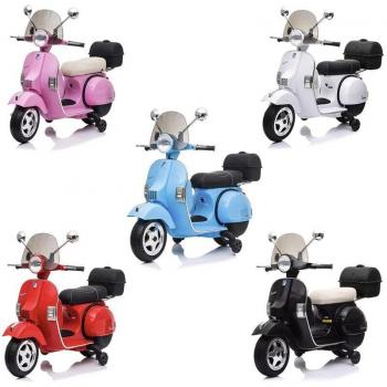 Piaggio Vespa PX 150 Full Eléctrica 12V Kids con Baúl y Pantalla MP3