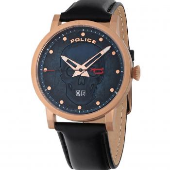 Reloj Police Hombre Analogico Cuarzo con Correa de Cuero PL15404JSR.03