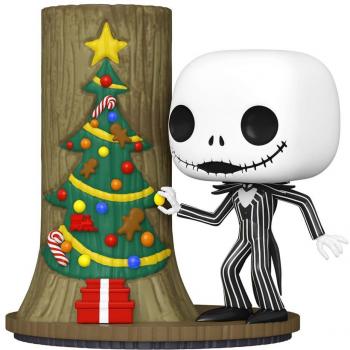 Pesadilla antes de Navidad 30 aniversario figura de vinilo deluxe Jack con puerta navideña 9 cm