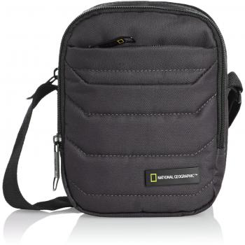 National Geographic Bolso Bandolera, Adultos Unisex, Negro (Negro), Talla Única