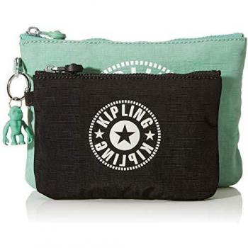 Kipling Duo Pouch Mujer Monedero Verde (Frozen Mint) 20x14x1 Centímetros (B x H x T)