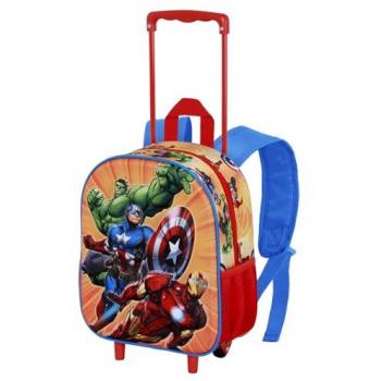 Mochila con Ruedas 3D Marvel Los Vengadores Ataque