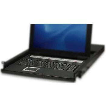 Intellinet 929189 Tastiera Sostitutiva Layout Inglese per KVM Console Nero