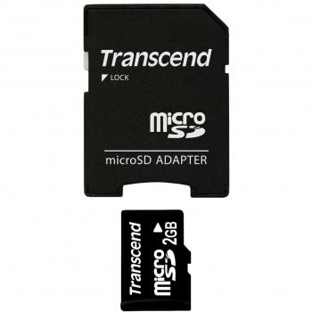Transcend Micro‑SD 2GB TS2GUSD Secure