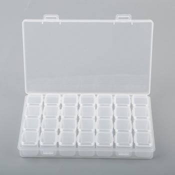 Caja de Almacenamiento para Pintura de Diamante con 28 Compartimentos