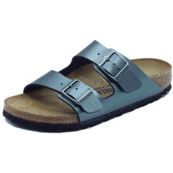 Sandálias Birkenstock Arizona Metálicas Negras