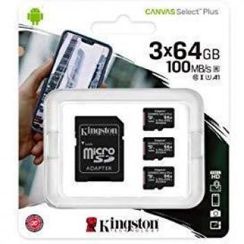 Kingston Canvas Select Plus SDCS2/64GB-3P1A