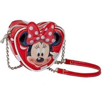 Bolsa Mini Minnie con Puntos Blancos y Corazón