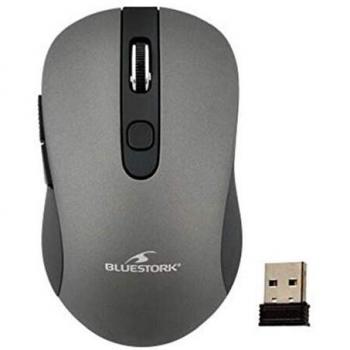 Bluestork Mouse Ottico Wireless Grigio M-WL-OFF 60 Ambidestro 6 Pulsanti 800-1600dpi