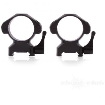 Montura Hawke Pro‑Acero 30 mm Alta para Raíl Weaver