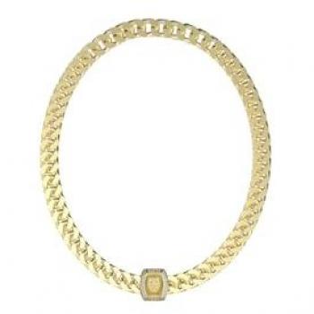 Guess Collar Hombre Lion King Acero Dorado